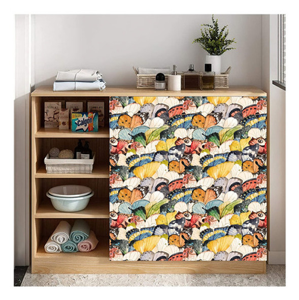 Haokhome 93133 - Papel Tapiz De Mariposa Vintage Para Bao, C 1