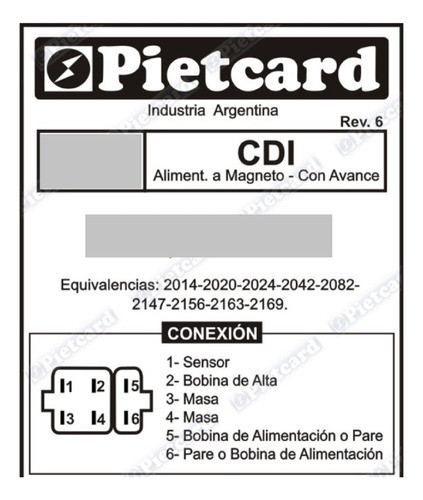 Cdi Honda Xl Cbx Crf Trx Rebel Y Otras Pietcard Argentina 1
