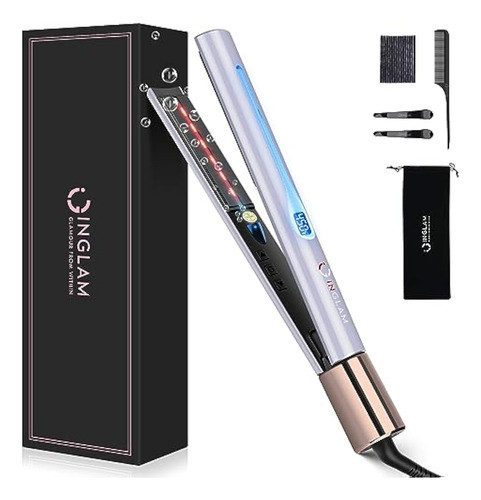 Ig Inglam Plancha Plana De Titanio, Rizador De 1 0