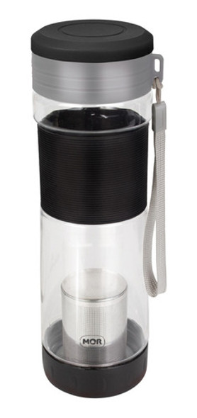 Botella Con Infusor 550ml Negra Mor 0 Botella Con Infusor 550ml Negra Mor 0