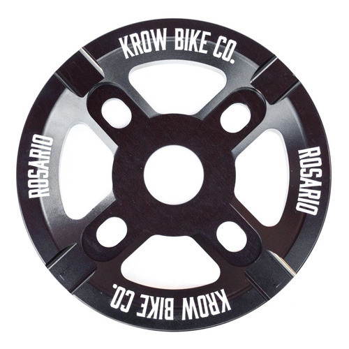 Plato Krow Bmx Guardian 28t Cnc Aluminio ¡linea Pro! Negro 0