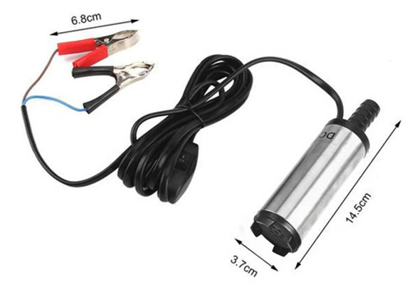 Bomba Extraer . Gas-oil/agua 12v. Sumergible 1