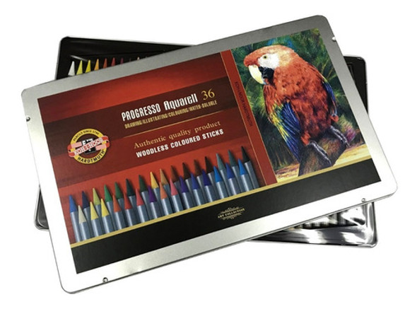 Lapices Koh-i-noor Progresso Aquarell X 36 Colores C.8785 0