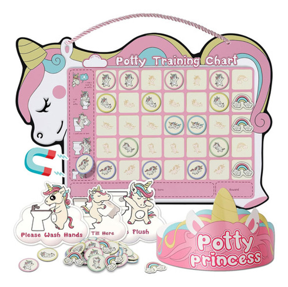 Gráfico De Entrenamiento Para Niñas Con Diseño Unicornio 0