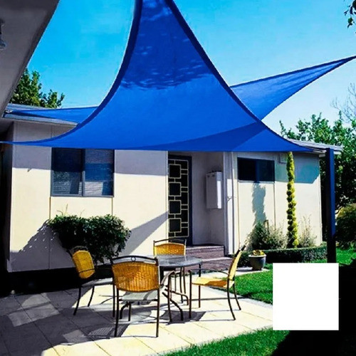 Toldo Vela Sombra Viento Granizo C/uv - 5*5*5 Triangulo Azul 1