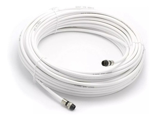 Cable Coaxil  Hd Rg6 Blanco  Catv Y Cctv Por 15 Metros 0