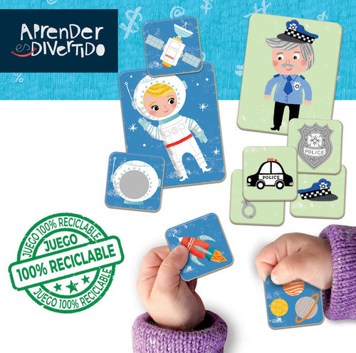 Juego Aprender Es Divertido Profesiones Didactico Educa Ax ® 1