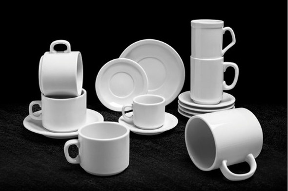 Set X4 Tazas De Cafe Pocillo Porcelana Tsuji Línea 450 1