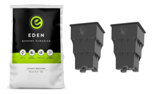 Sustrato Eden 25 Lt. Root House 10 Lt. X2 U. 0