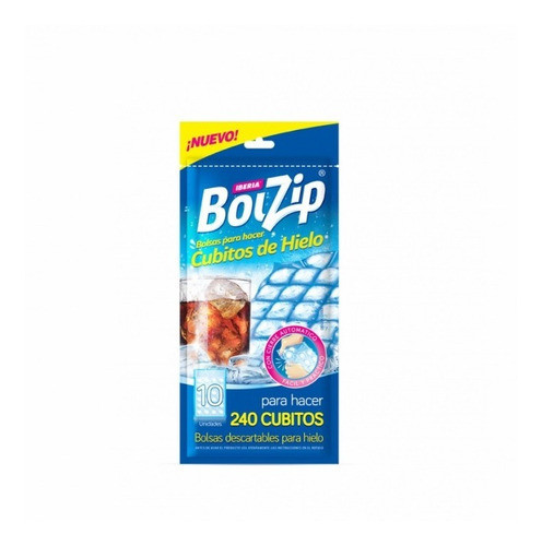 Bolzip Bolsas Para Hacer 240 Cubitos De Hielo (cod 5895) 0