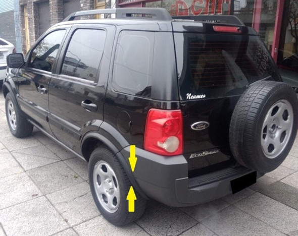 Fender Pasarueda Ecosport 2009 Paragolpe Trasero Izquierdo 1 Fender Pasarueda Ecosport 2009 Paragolpe Trasero Izquierdo 1