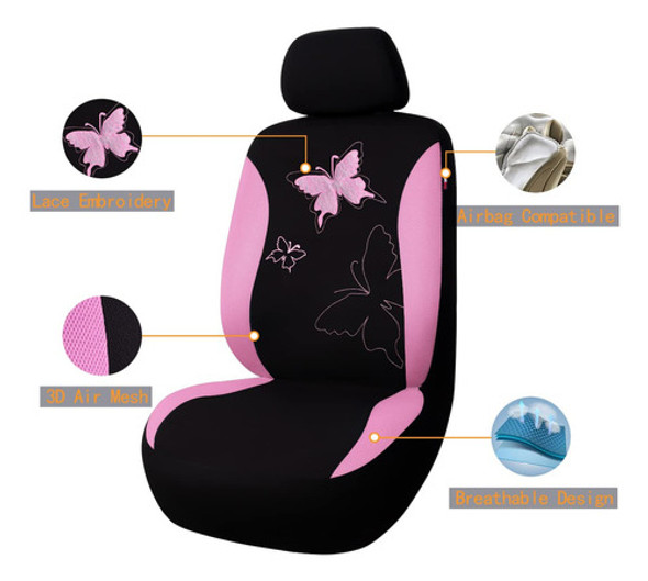 Flying Banner Juego Completo De Fundas De Asiento De Coche D 1