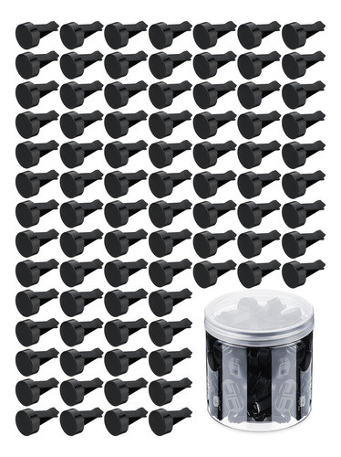 Tallew 100 Clips De Ventilacin De Metal Para Automvil Con Ca 0