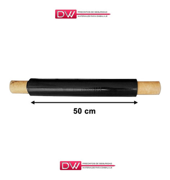 Film Stretch Negro 50cm Con Mango Virgen Dw! Oferta 1