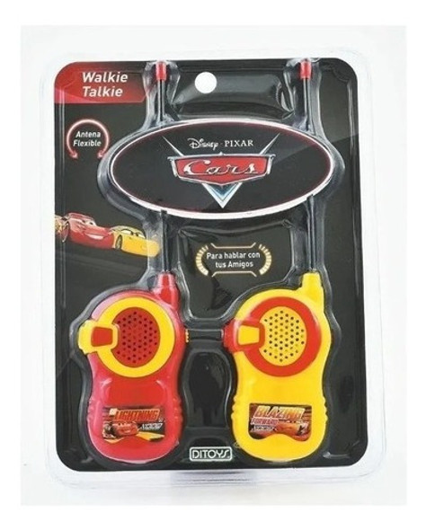 Walkie Talkies Cars Licencia Original Ditoys 2358 0