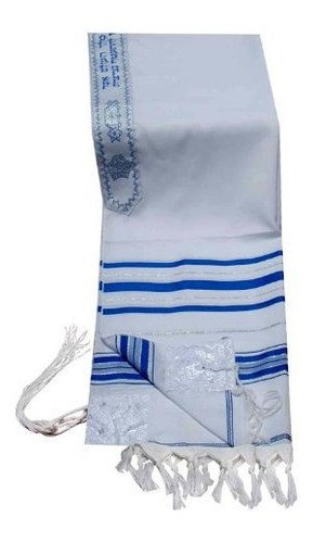 Talitnia Chal De Oracion Acrilico Tallit Lana De Imitacion 0