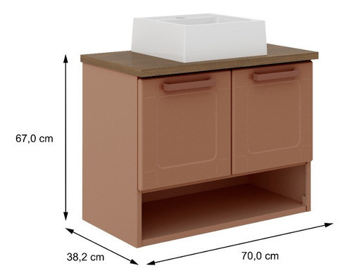 Mueble De Baño+ Lavamanos, 100% Acero, Armado Gratis- Ártico 1