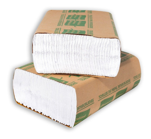 Toalla De Papel Intercalada Blanca Super 21 X 23 Cm - 2500u 0