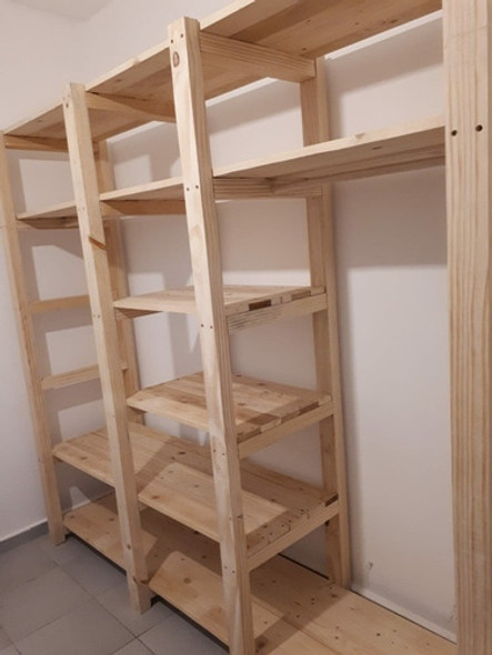 Ropero O Closet Abierto, En Madera Mascisa. 1