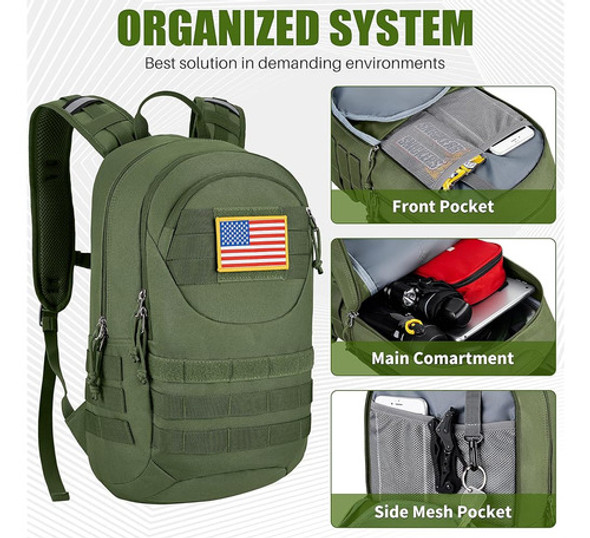 ~? Mochila Gelindo Hydration Pack, 900d Tactical Molle Daypa 1