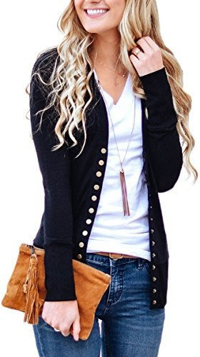 Nenona Jersey Para Mujer Cuello En Manga Larga Suave Y Basic 0