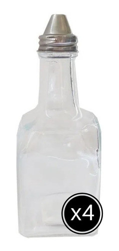 Aceitera X4 Vidrio Mesa Pico Vertedor Pettish Online Vc 1