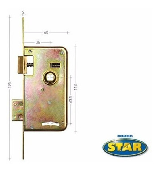 Cerradura De Seguridad Star 30s 2 Años De Garantia! 0