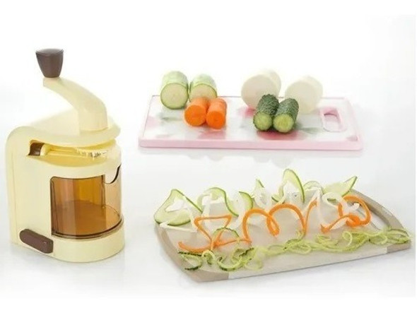 Spiralizer Verduras Manual Cortador Procesador Vegetales 1