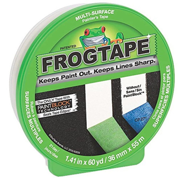 Frogtape Cf 120 Painters Tape Multisurface 36 Mm X 55 M Verd 0