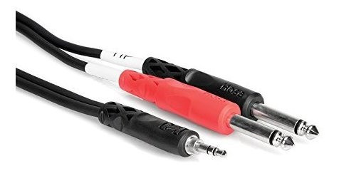 Hosa Cmp153 Cable De Conexion Estereo Trs A Dual De 14 De Pu 1
