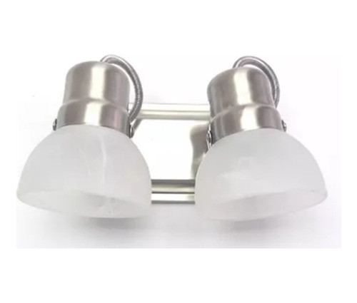 Spot 2 Luces Con Vidrio - Lámparas Uy 0