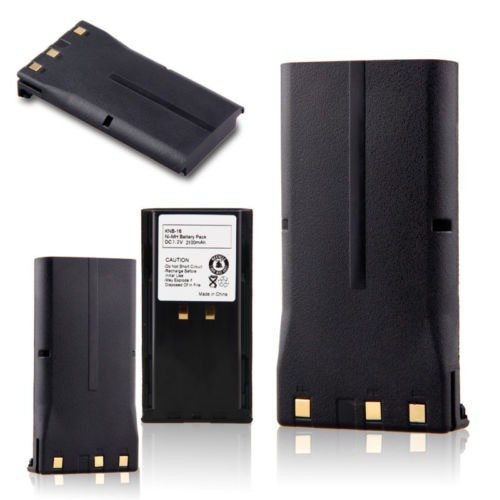 2 X Batería De 2100mah Knb-17 Knb-16a 7.2v Ni-cd Para Tk-190 1