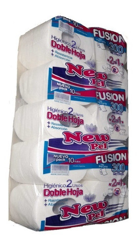 Papel Higiénico Doble Hoja 300mts 2 En 1  X 6 Pack 0