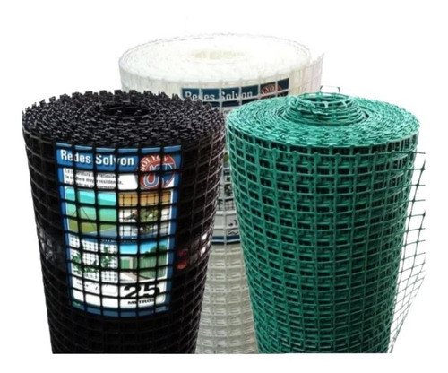 Tejido Plastico Cuadrado 10x10 1,20m Ancho X 25mts Blanco 0