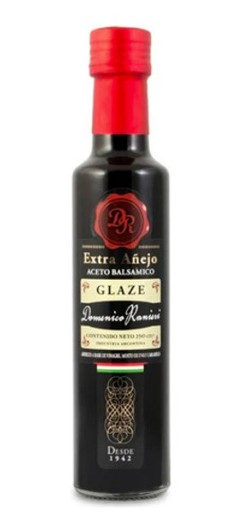 Aceto Balsamico Extra Añejo Glaze Domenico Ranieri 250ml. 0