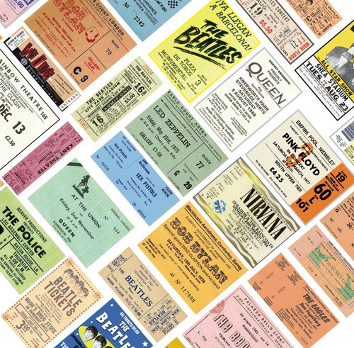 Stickers Calcos Stanley - Bandas Rock Clasic 50 Piezas 0