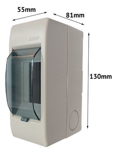 Caja Con Tapa Para Llave Termica Diferencial Timer 2 Modulos 1