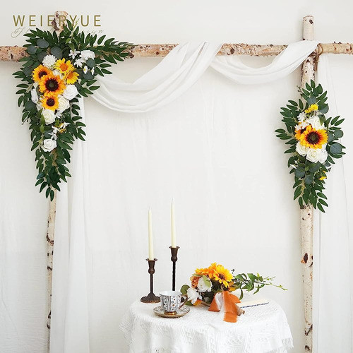 ~? Weieryue Kit De Flores De Arco De Boda Artificial (paquet 1