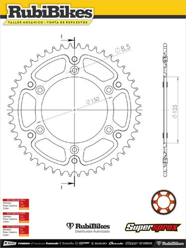 Plato Para Ktm, Husaberg, Husqvarna Supersprox Stealth 990 1