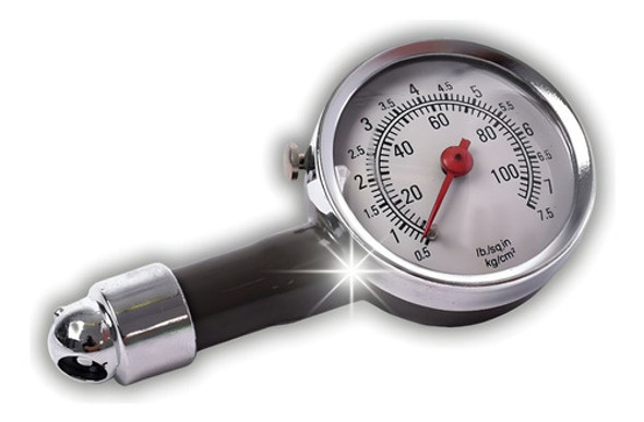 Medidor Calibre Presion Aire Auto Neumatico Manometro 0