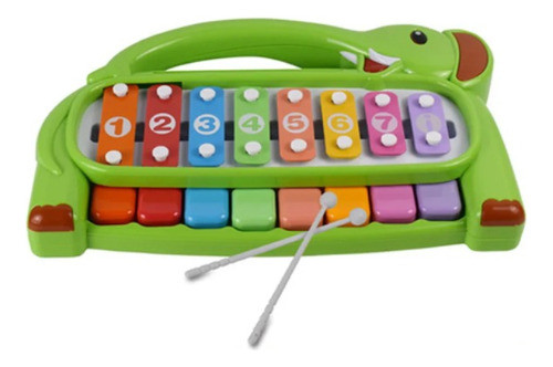 Xilofón Y Pianito Musical Bebe 2 En 1 0
