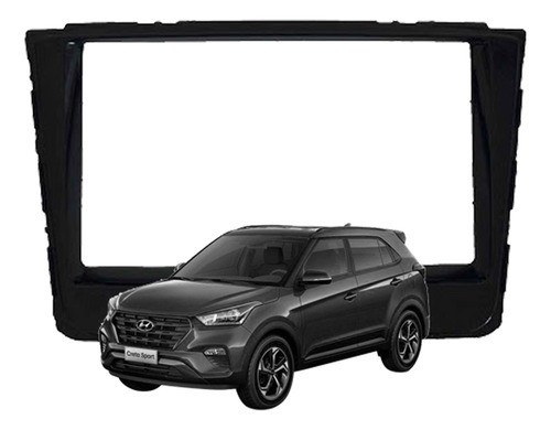 Marco Adaptador Frente Hyundai Creta 17/19 2 Din Negro Mate 0