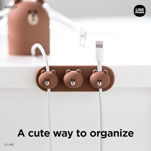 Elago | Line Friends Botones Magnéticos De Gestión De Cables 1