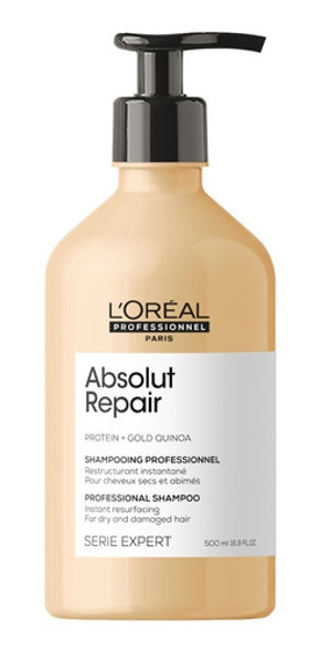 Kit Absolut Repair Loreal Shampoo 500ml + Acondicionador 1