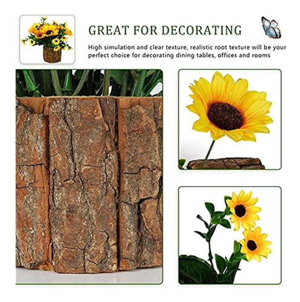 Lilithye Flores Artificiales Flor De Girasol De Seda Falsa E 1 Lilithye Flores Artificiales Flor De Girasol De Seda Falsa E 1