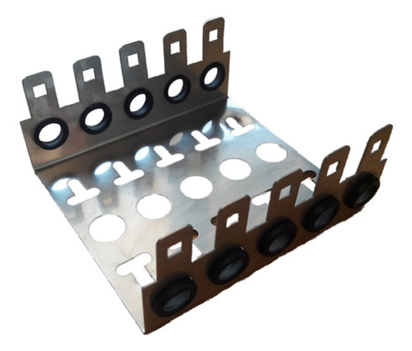 Soporte Para 5 Regletas Tipo Krone Acero 0