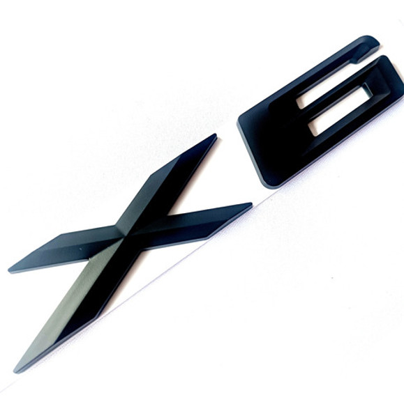 Emblema Insignia Bmw X6 Negro Mate 0