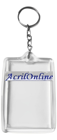 170 Llavero Publicitario Souvenir Acril 6x4 C/cad Oferta! 0