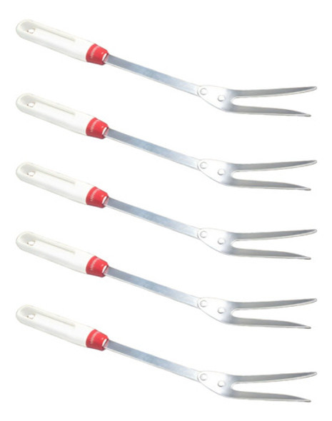 Set X 5 Tenedor Pinche Parrillero Dos Dientes Acero Inox 0 Set X 5 Tenedor Pinche Parrillero Dos Dientes Acero Inox 0