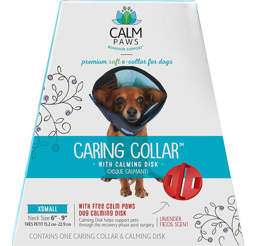 Collar Para El Cuidado Del Perro Calm Paws Con Calmante Xs ( 1
